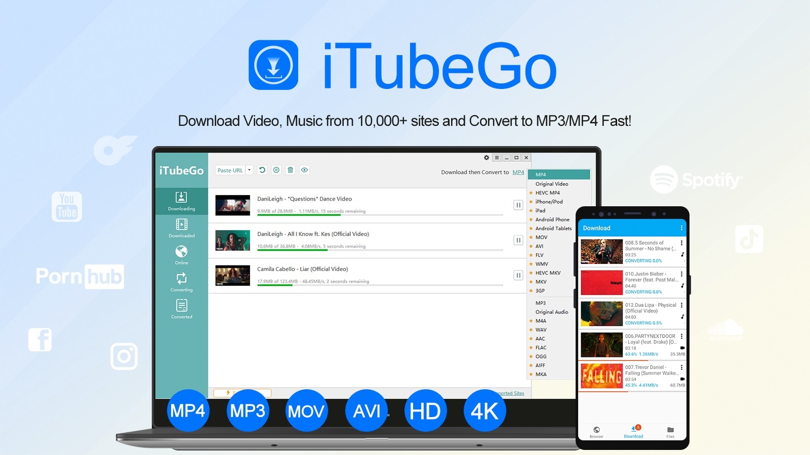 iTubeGo YouTube Downloader Mac v8.3.0 Best Audio And Video Downloader App For MacOS X Download iTubeGo YouTube Downloader Mac