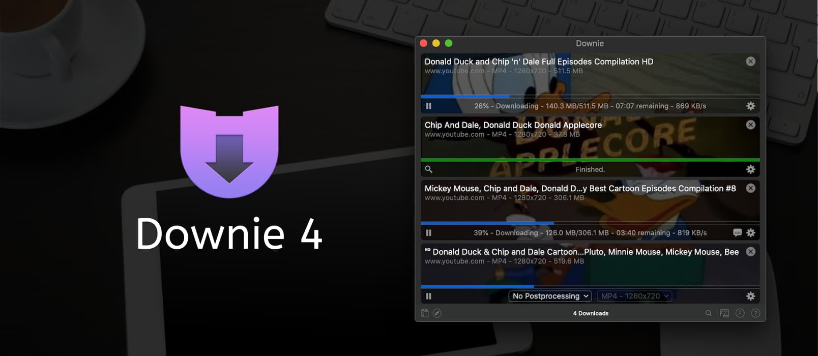 Downie 4 App for Mac v4.10.3 The Ultimate YouTube Video Downloader For Mac OSX Download Downie 4 App for Mac