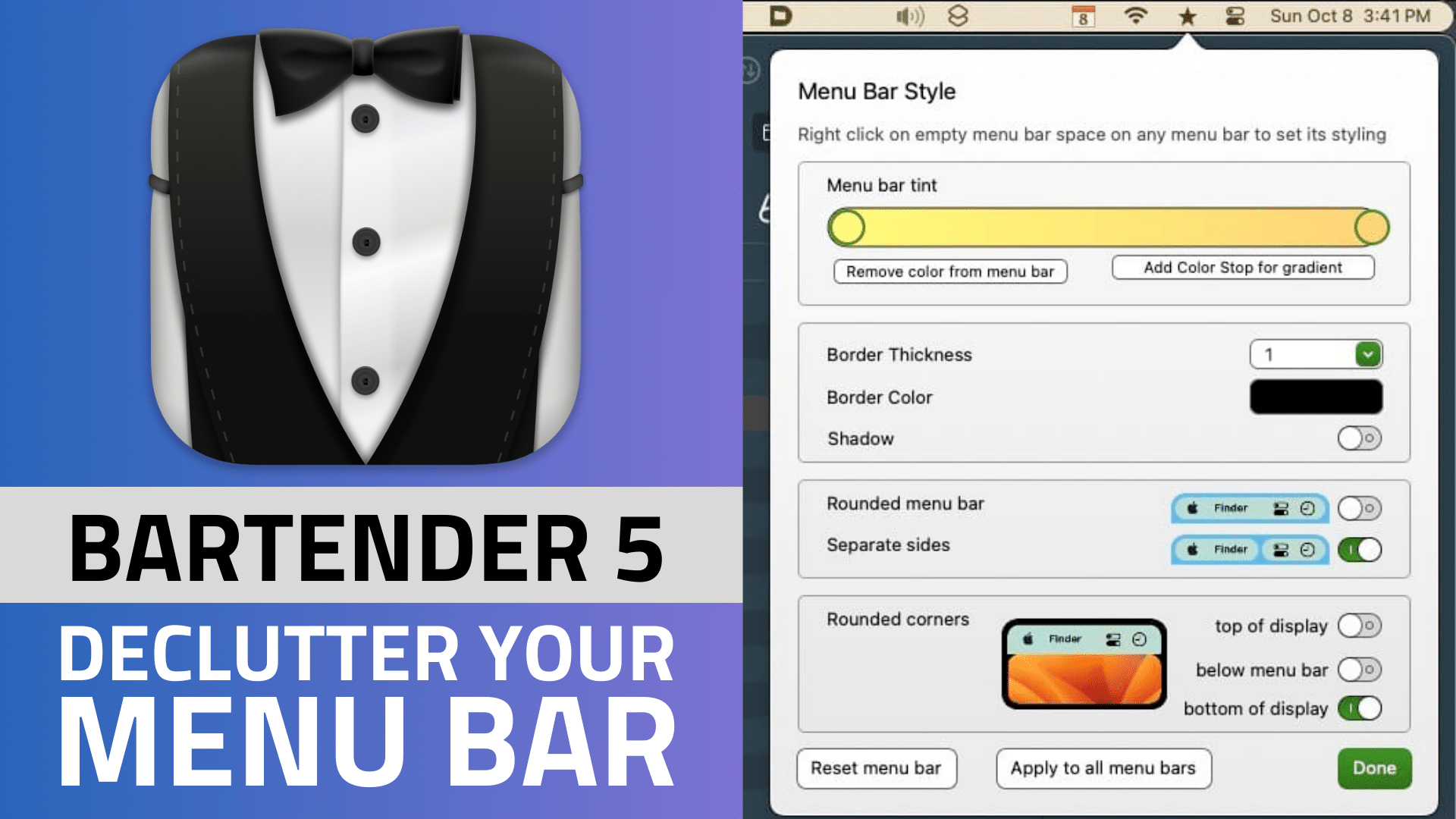 Bartender 5 for mac
