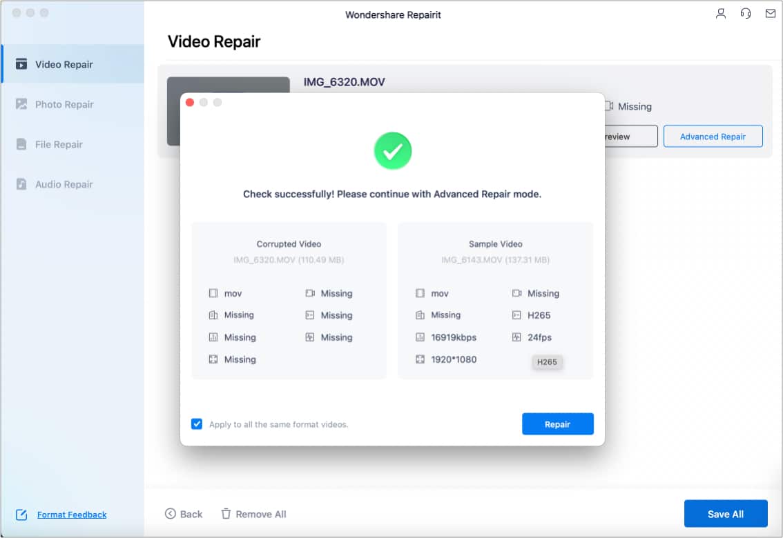 Wondershare Repairit For Mac Free Download