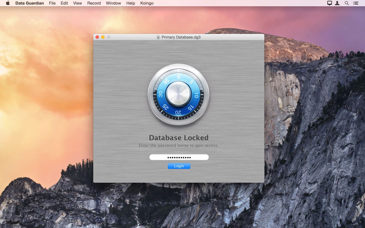 Data Guardian For Mac v7.6.6 Securely Store Passwords and More app For MacOS X Data Guardian For Mac