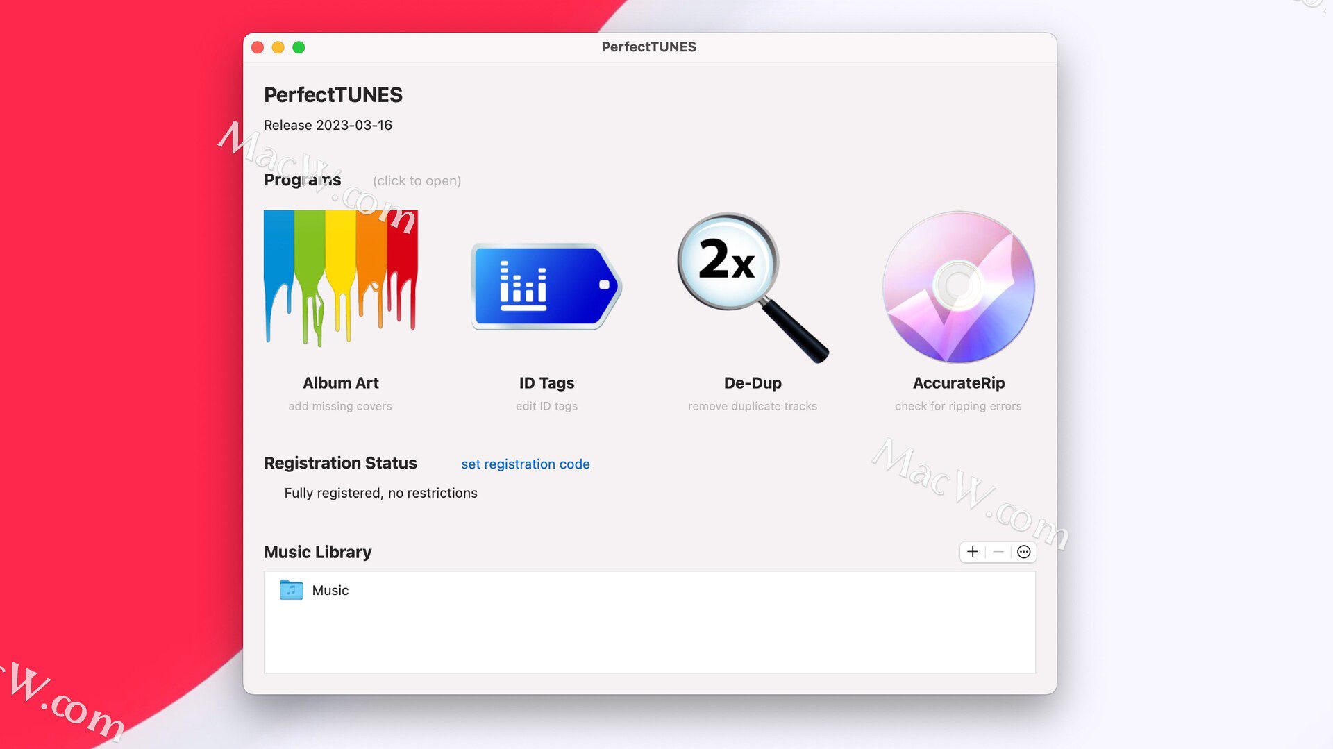 Illustrate PerfectTUNES For Mac R2023-03-16 Optimizing Music App For MacOS Illustrate PerfectTUNES