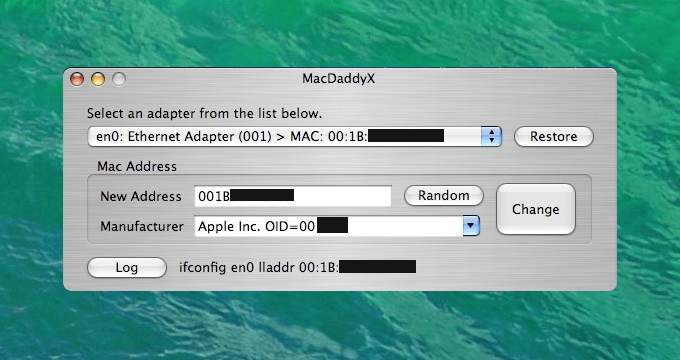 MacDaddyX For mac Full Version  MacDaddyX MAC Address Changer Free Download